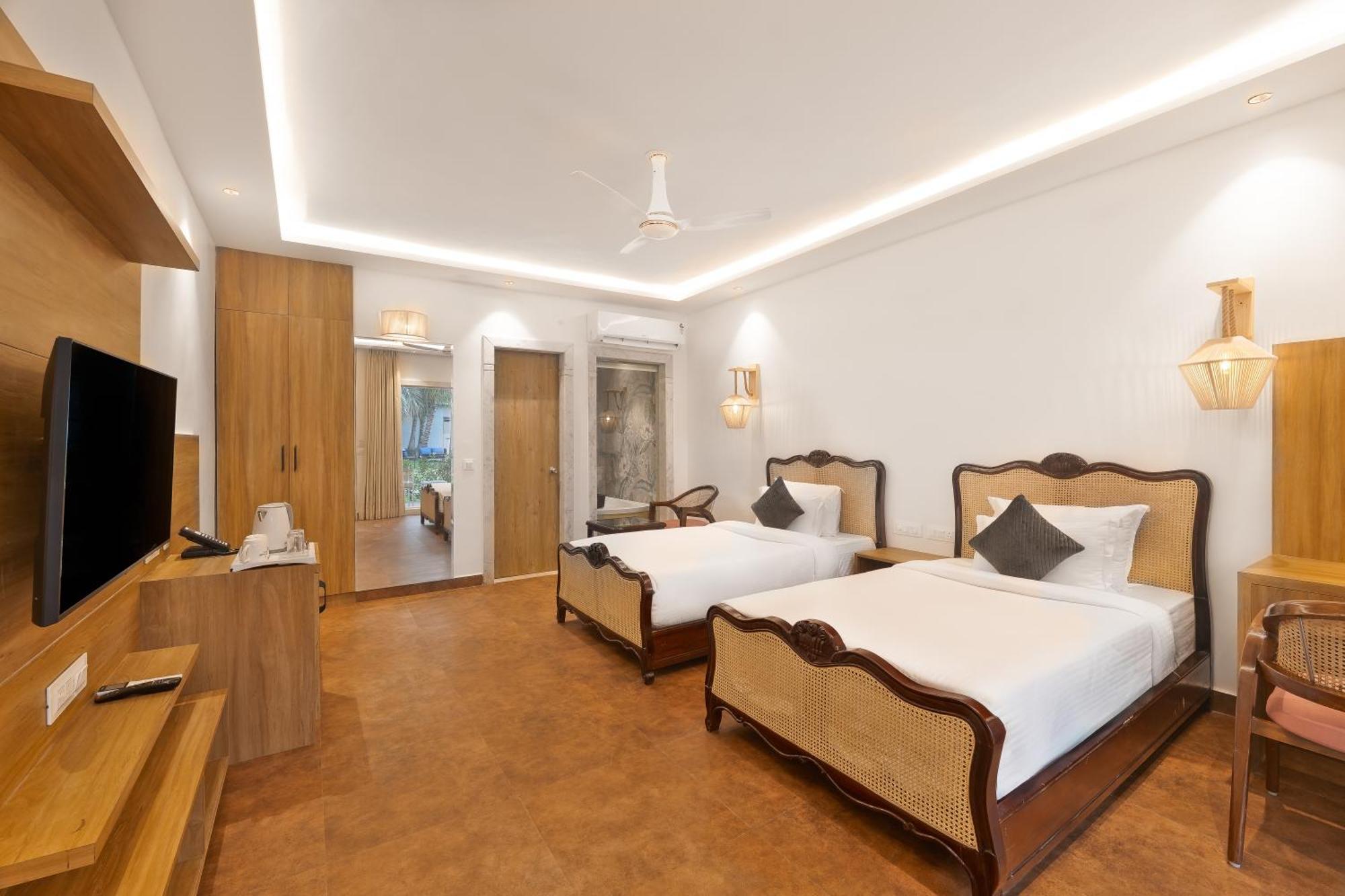 White Wharf Beach Resort Morjim Goa Exterior photo