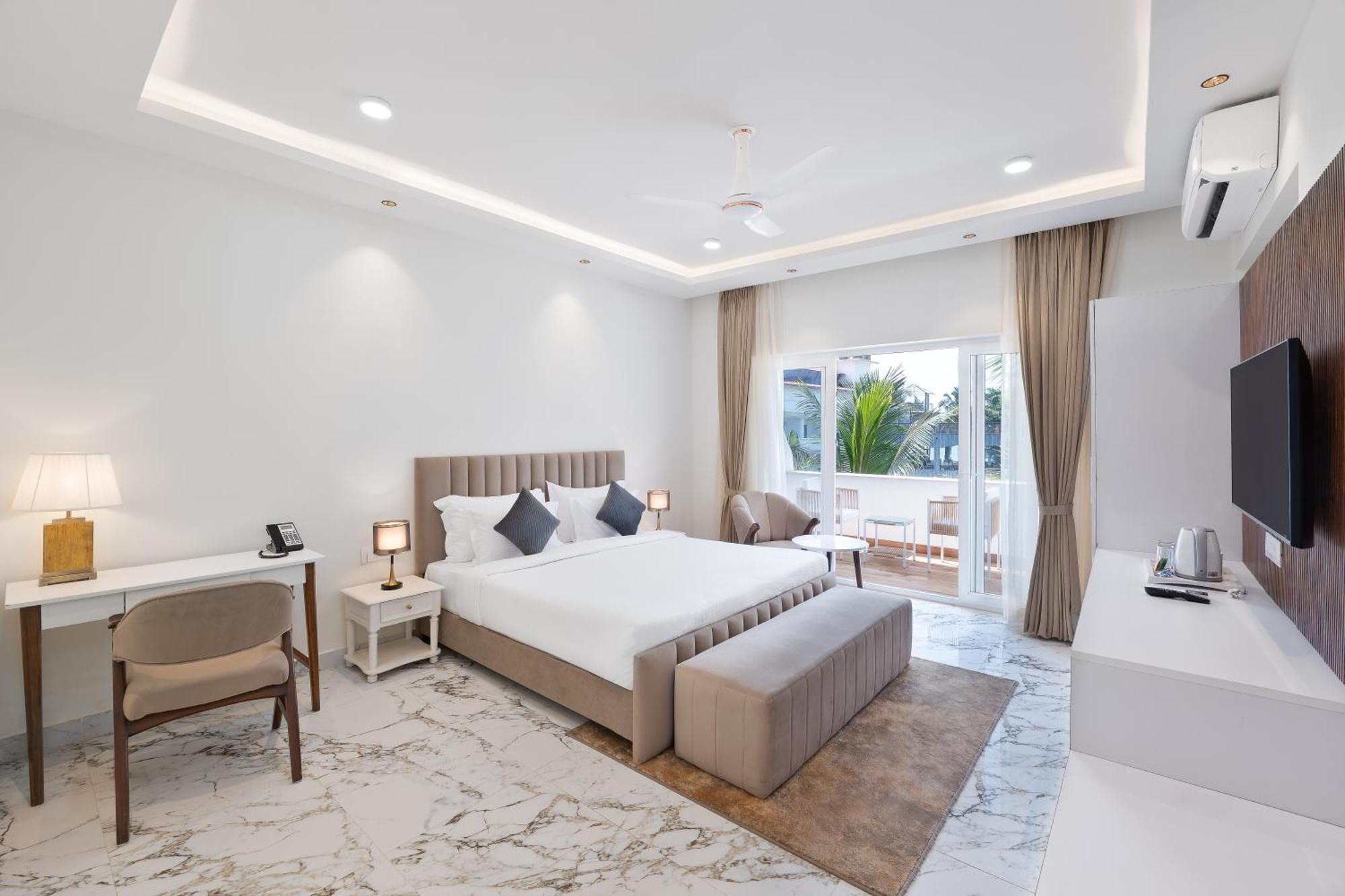 White Wharf Beach Resort Morjim Goa Exterior photo