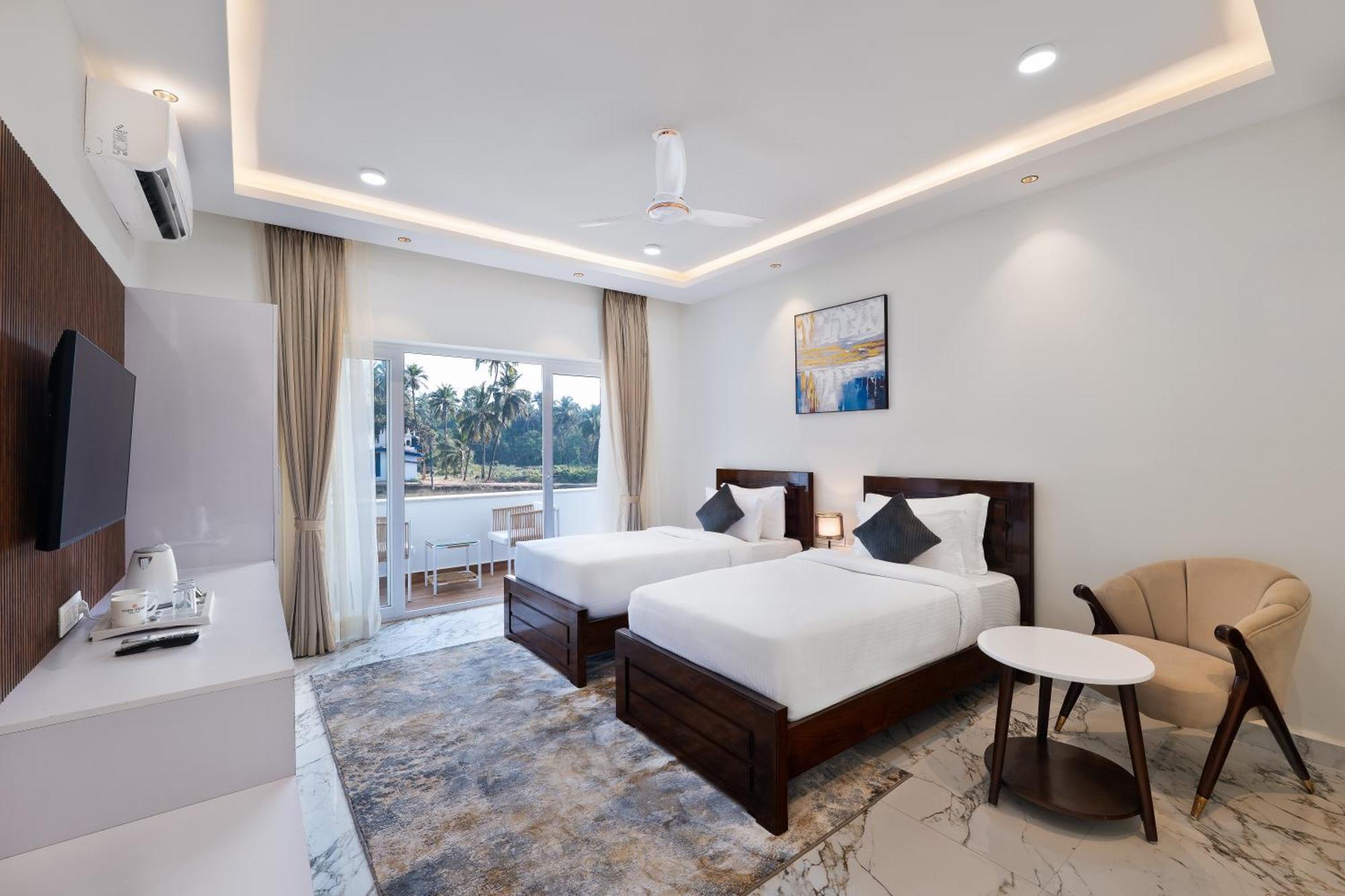 White Wharf Beach Resort Morjim Goa Exterior photo